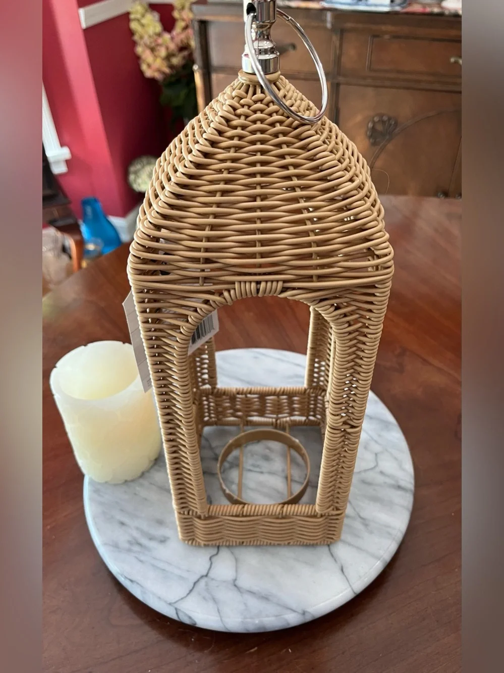 NWT: Rattan Lantern 15” My Texas House by Erin Vogelpohl, Summer Outdoors 2026